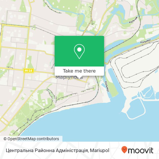 Центральна Районна Адміністрація map