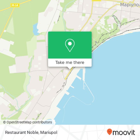 Restaurant Noble map