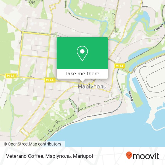 Veterano Coffee, Маріуполь map