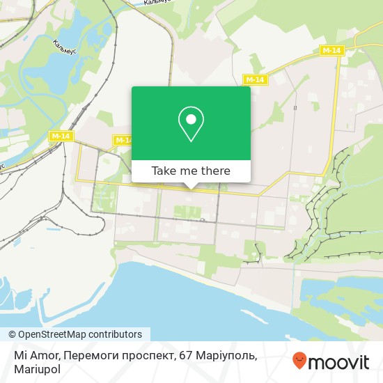 Mi Amor, Перемоги проспект, 67 Маріуполь map