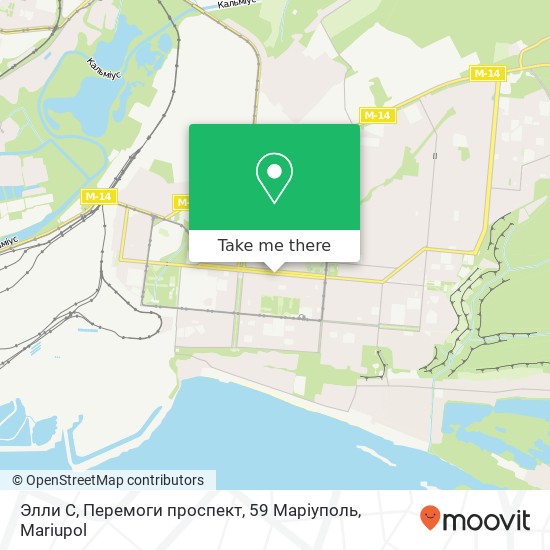 Элли С, Перемоги проспект, 59 Маріуполь map