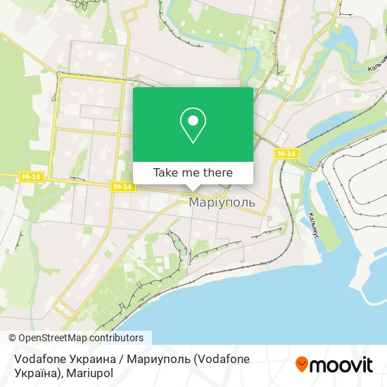 Карта Vodafone Украина / Мариуполь (Vodafone Україна)