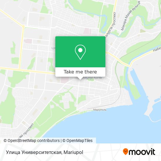 Улица Университетская map