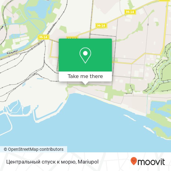 Центральный спуск к морю map