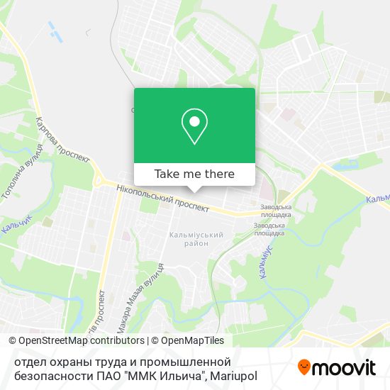 отдел охраны труда и промышленной безопасности ПАО "ММК Ильича" map