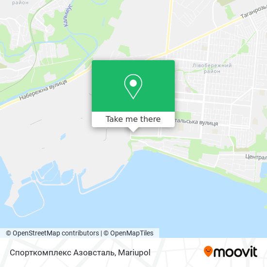 Спорткомплекс Азовсталь map