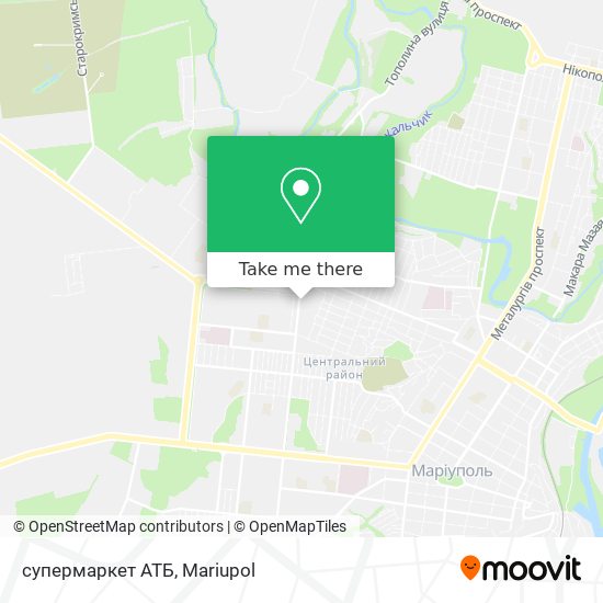 супермаркет АТБ map