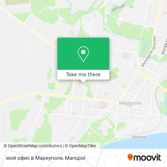 мой офис в Мариуполе map