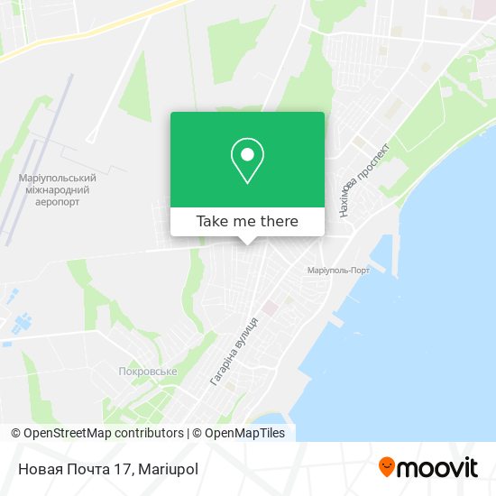 Новая Почта 17 map