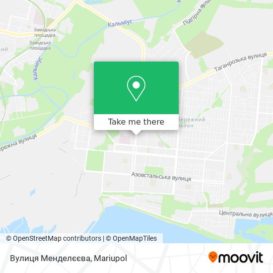 Вулиця Менделєєва map