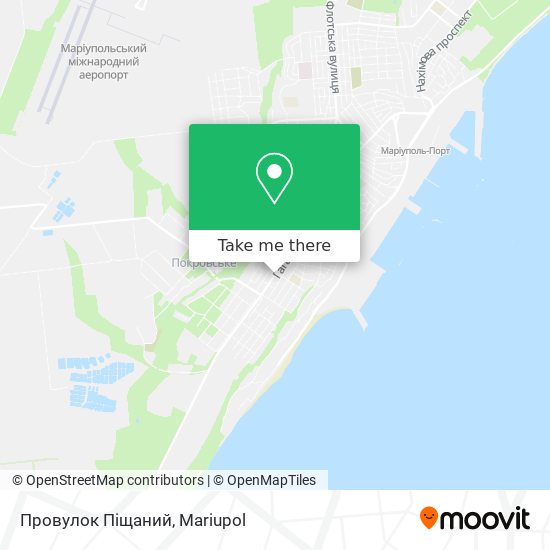 Провулок Піщаний map