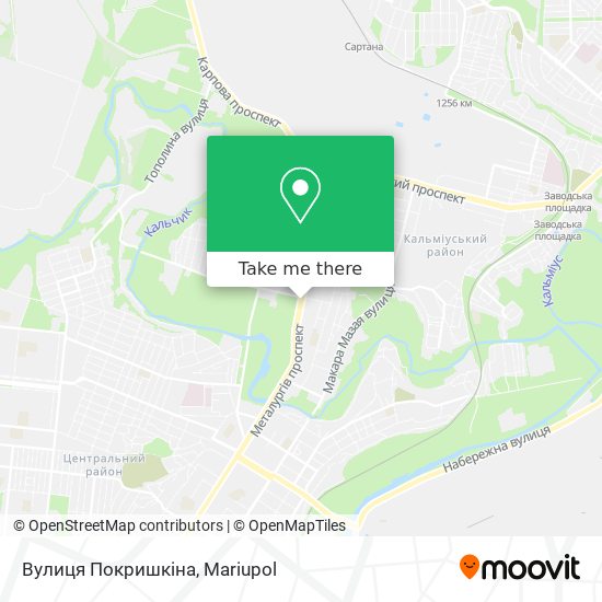 Вулиця Покришкіна map