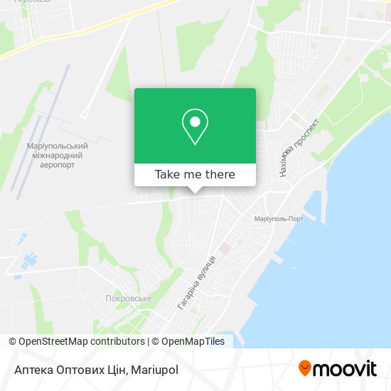 Аптека Оптових Цін map