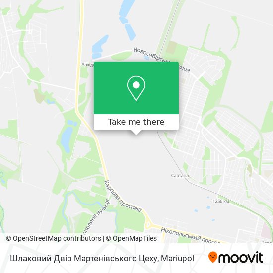 Шлаковий Двір Мартенівського Цеху map