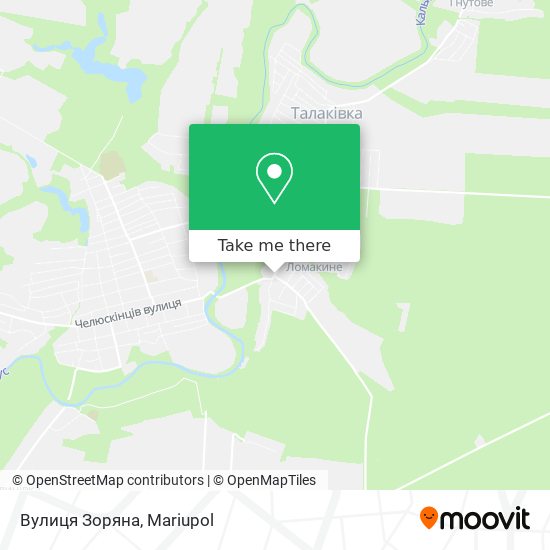 Вулиця Зоряна map