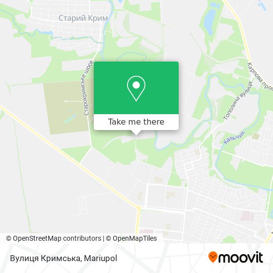 Вулиця Кримська map