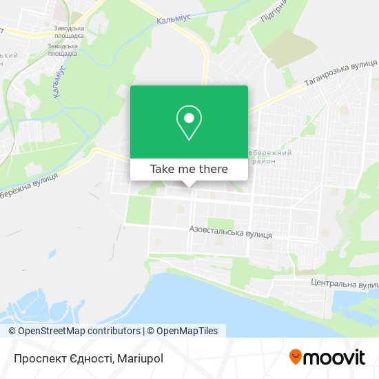 Проспект Єдності map