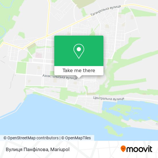 Вулиця Панфілова map