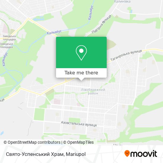 Свято-Успенський Храм map