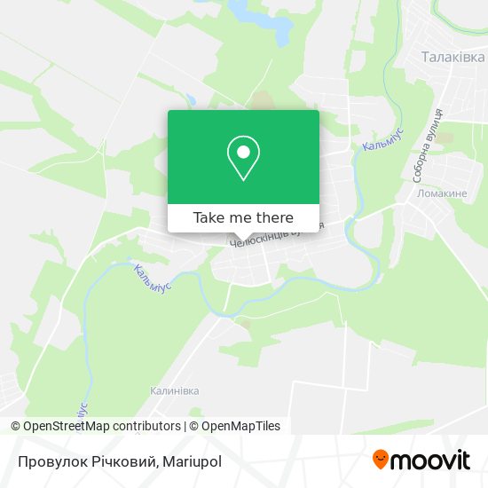 Провулок Річковий map