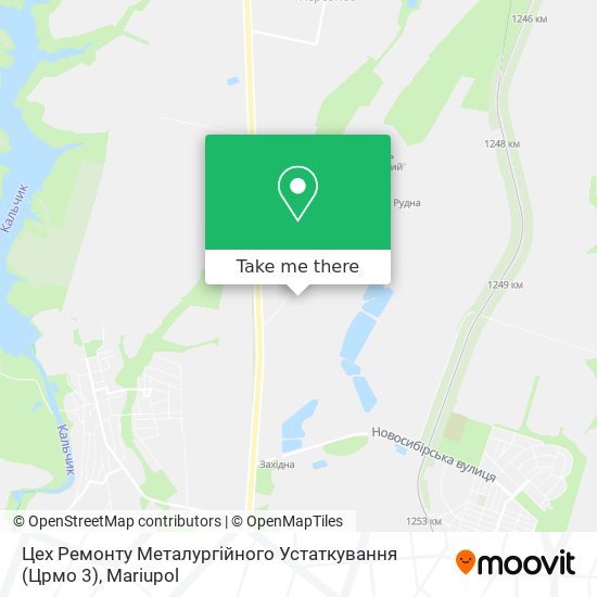 Цех Ремонту Металургійного Устаткування (Црмо 3) map