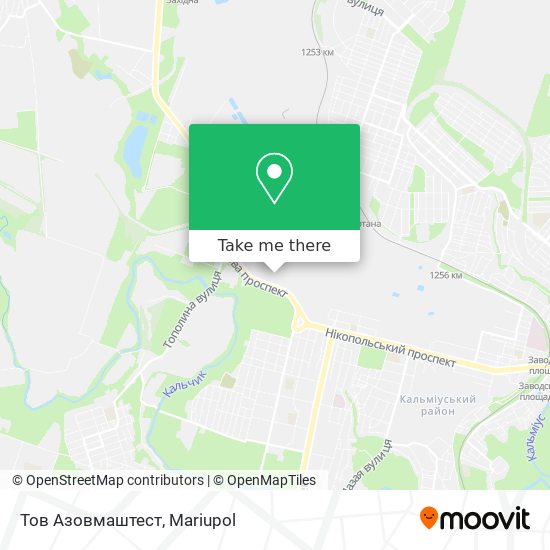 Тов Азовмаштест map