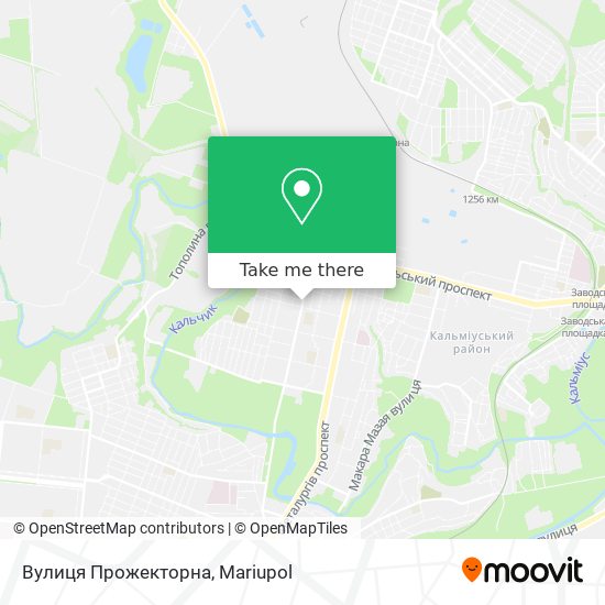 Вулиця Прожекторна map