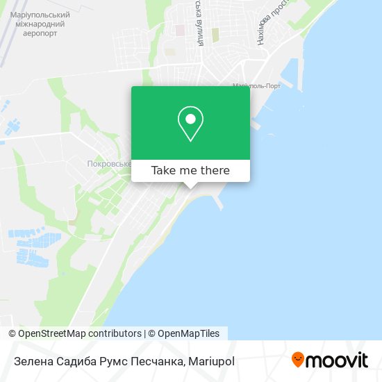 Зелена Садиба Румс Песчанка map