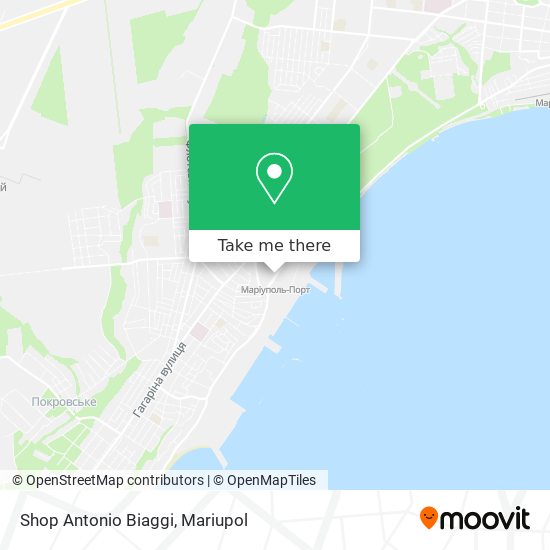 Shop Antonio Biaggi map