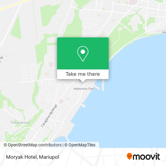 Moryak Hotel map