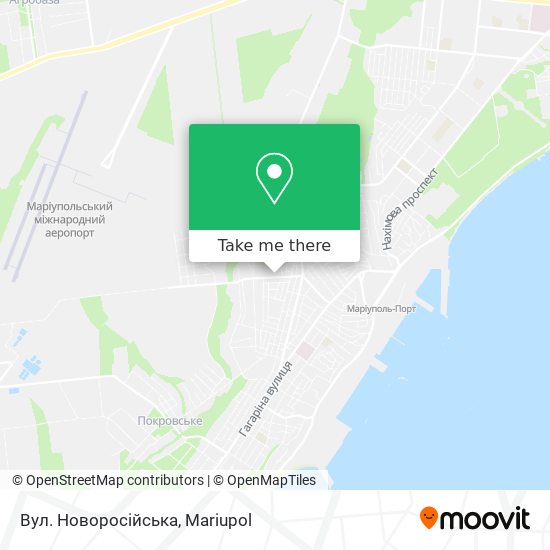 Вул. Новоросійська map