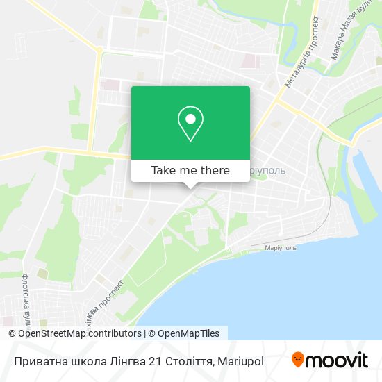 Приватна школа Лінгва 21 Століття map