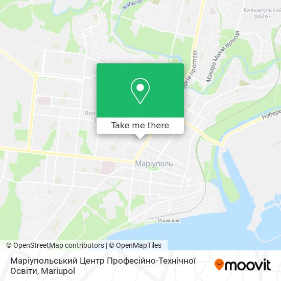 Маріупольський Центр Професійно-Технічної Освіти map