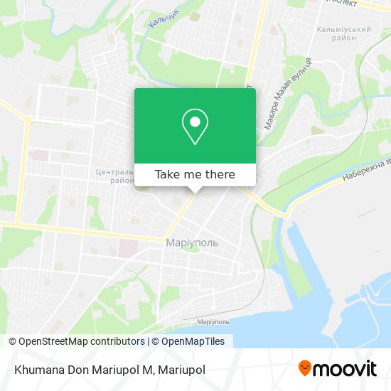 Khumana Don Mariupol M map