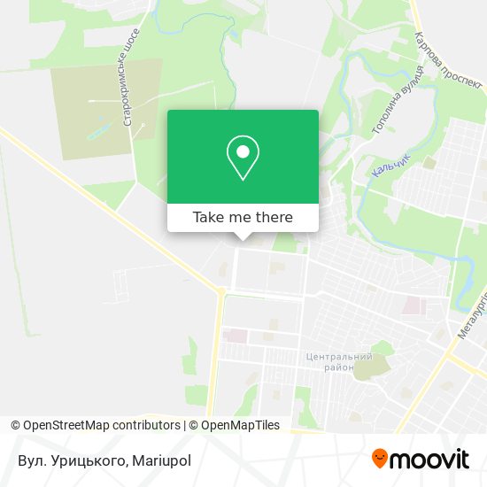 Вул. Урицького map