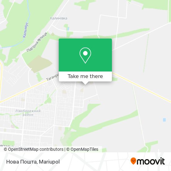 Нова Пошта map