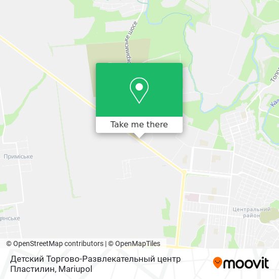 Детский Торгово-Развлекательный центр Пластилин map