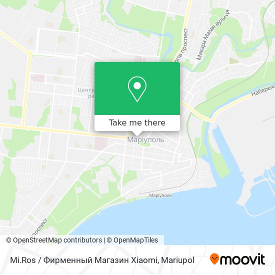 Карта Mi.Ros / Фирменный Магазин Xiaomi