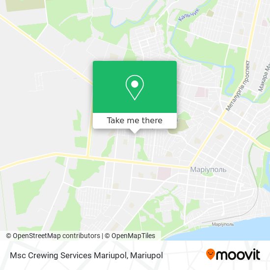 Msc Crewing Services Mariupol map