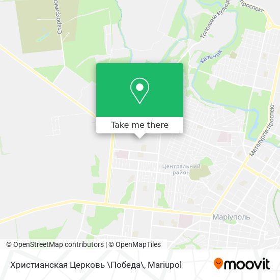 Христианская Церковь \Победа\ map