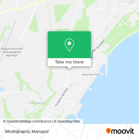 Modnijkapriz map