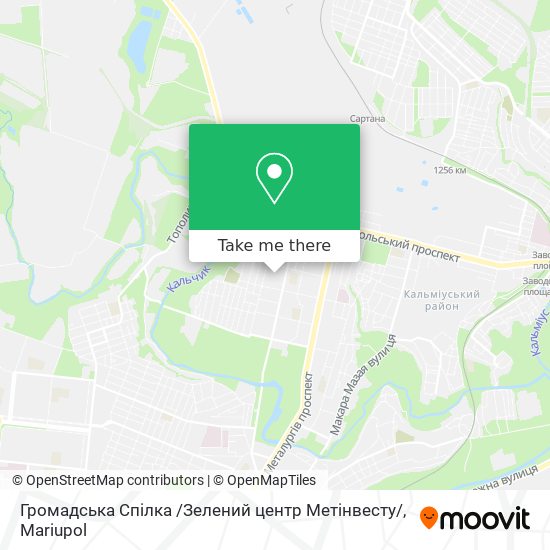 Громадська Спілка /Зелений центр Метінвесту/ map