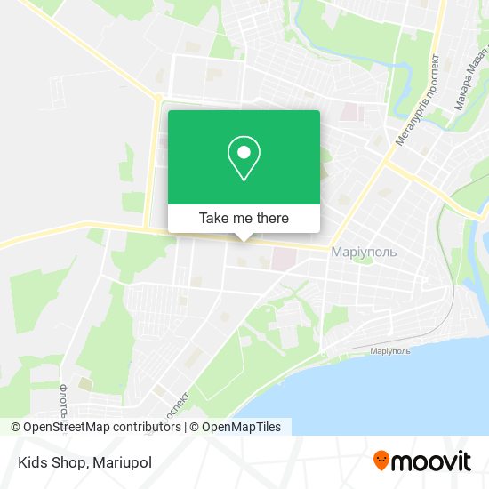 Kids Shop map