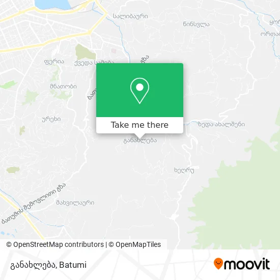 განახლება map