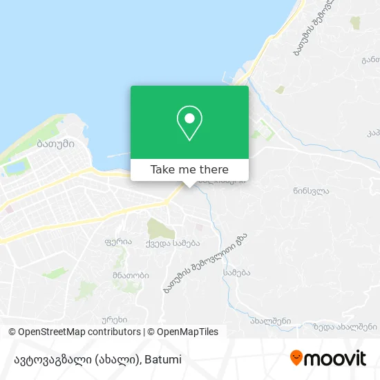 ავტოვაგზალი (ახალი) map
