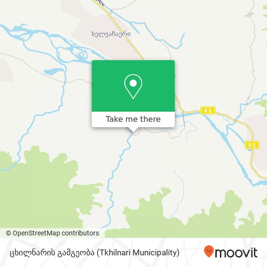 ცხილნარის გამგეობა (Tkhilnari Municipality) map