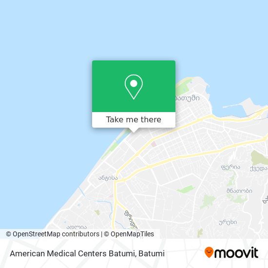 American Medical Centers Batumi map
