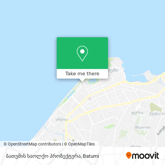ბათუმის საოლქო პროზექტურა map