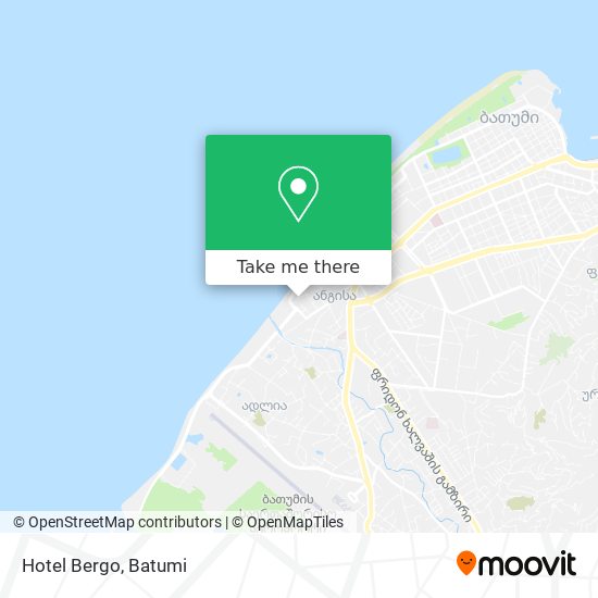 Hotel Bergo map