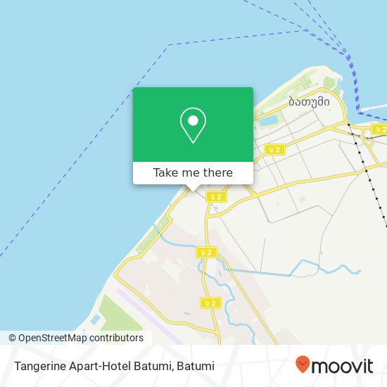 Tangerine Apart-Hotel Batumi map